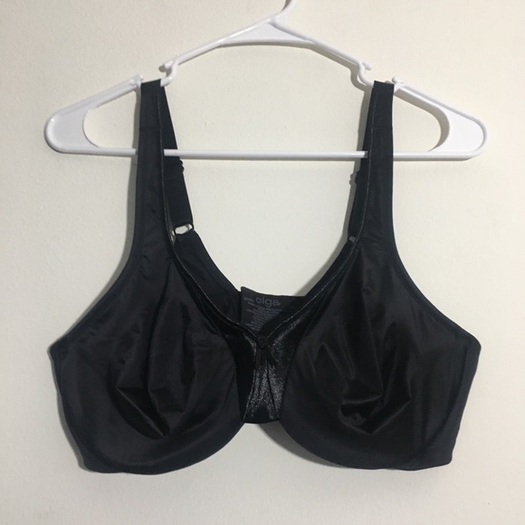 Olga Other - Black 38D Unstructured Satin Detail Bra Olga Other - Black 38D Unstructured Satin Detail Bra